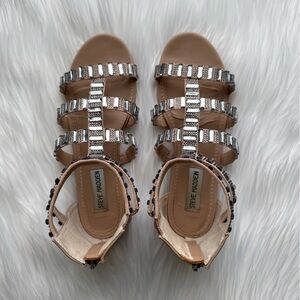 Steve Madden Rhinestone Embellished Sandals